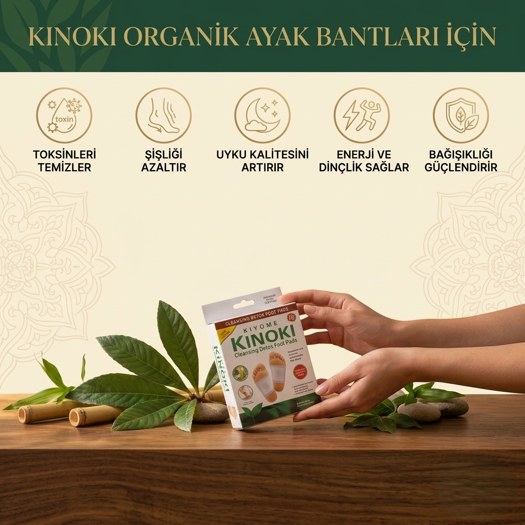 Kinoki Organik Arındırma Detoks Bantları